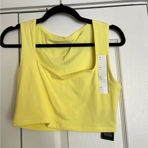 Yellow Crop Top